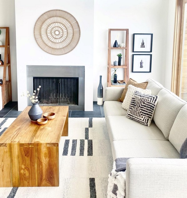 Light Color Rugs Look Airy and Open